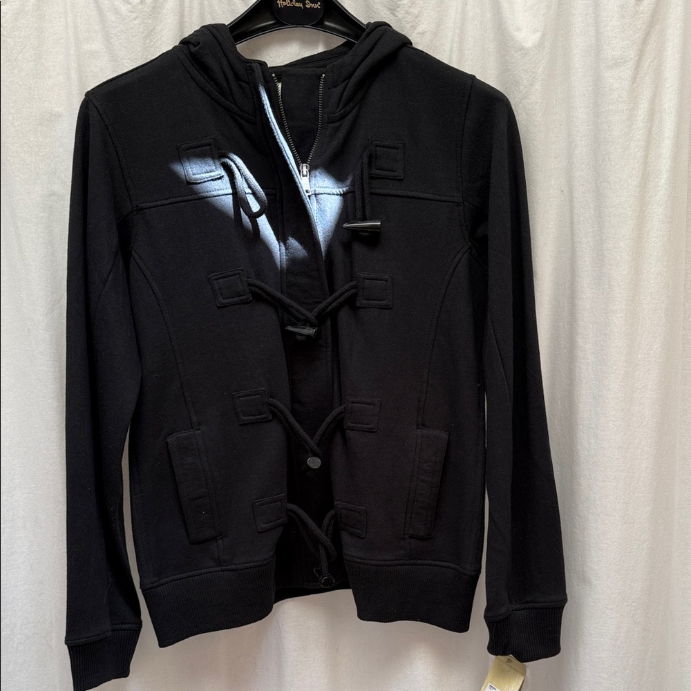 Sonoma Black Toggle Closure Women's Jacket